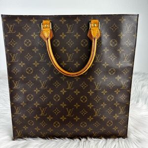 LV monogram vintage sac plat tote bag
